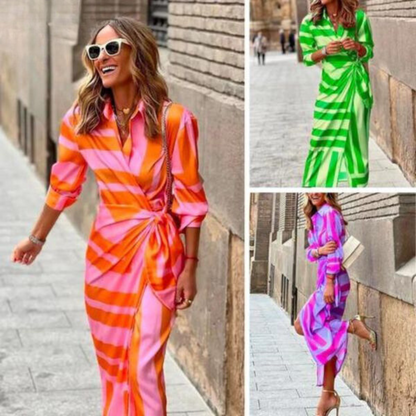 Helmi - Robe Maxi Printemps Été
