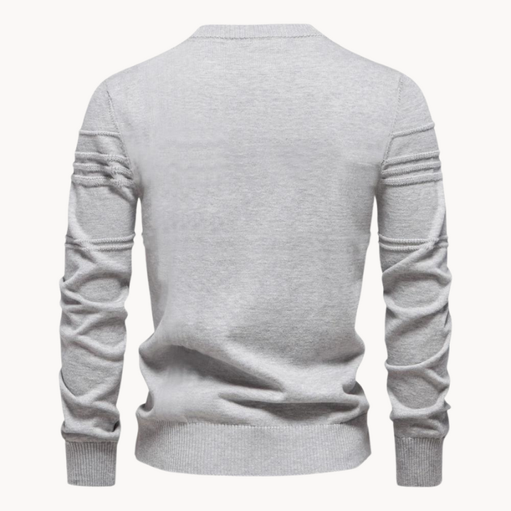 Beeck™ | Pull en coton pour homme avec design rayé