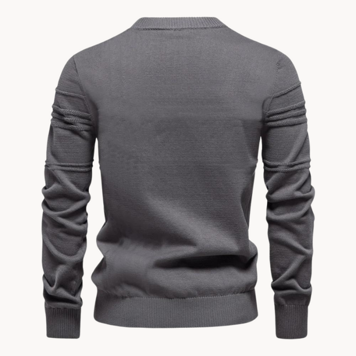 Beeck™ | Pull en coton pour homme avec design rayé