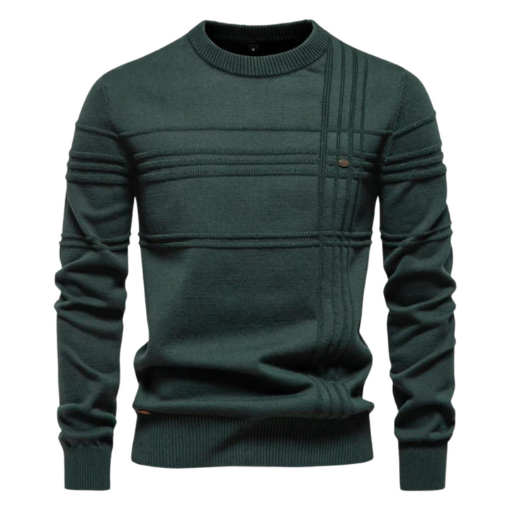 Beeck™ | Pull en coton pour homme avec design rayé
