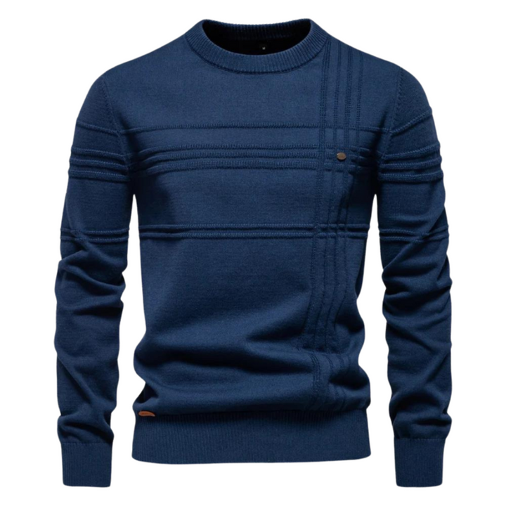 Beeck™ | Pull en coton pour homme avec design rayé