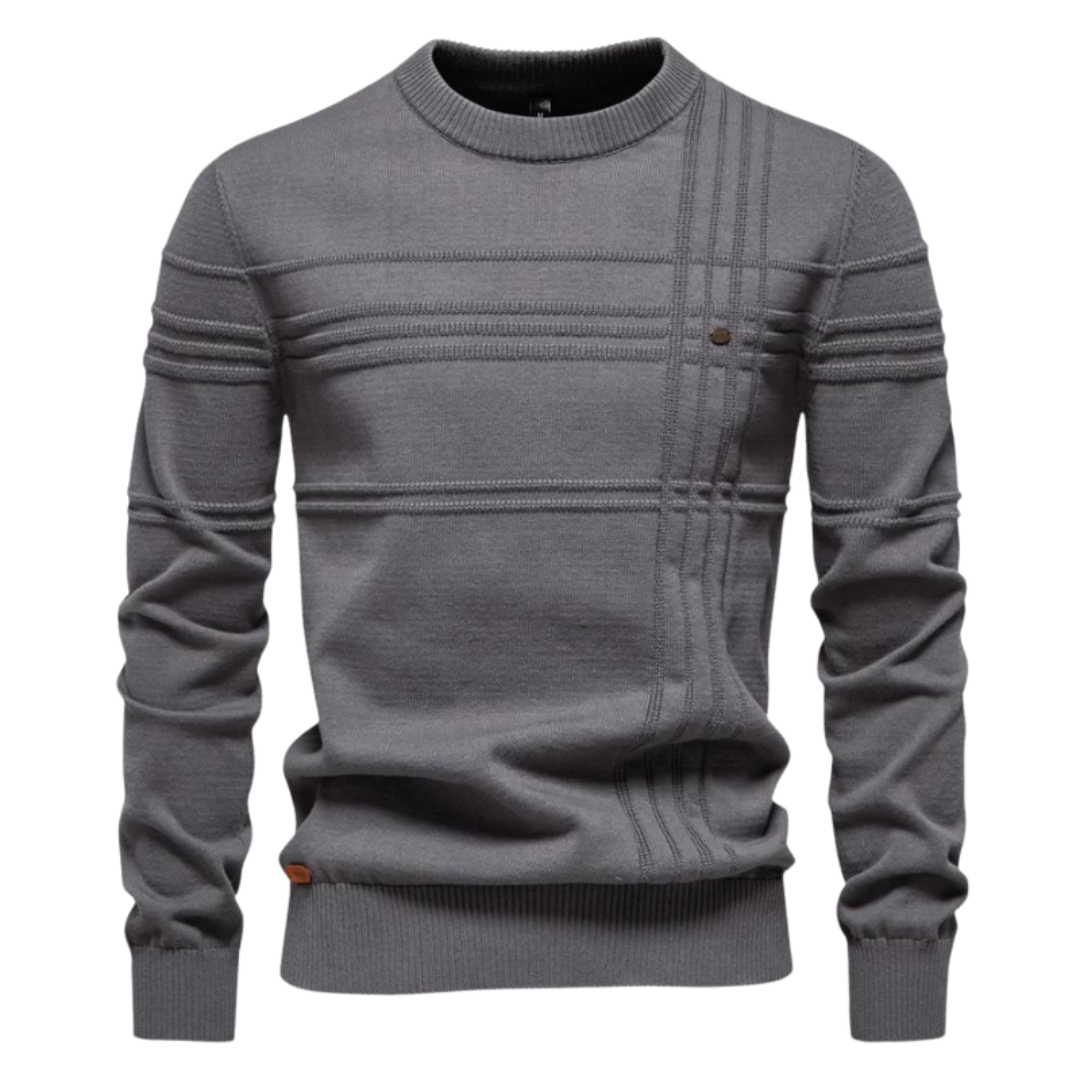 Beeck™ | Pull en coton pour homme avec design rayé