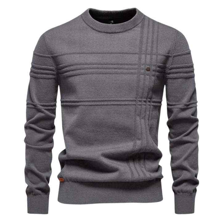 Beeck™ | Pull en coton pour homme avec design rayé