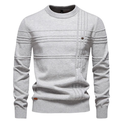 Beeck™ | Pull en coton pour homme avec design rayé