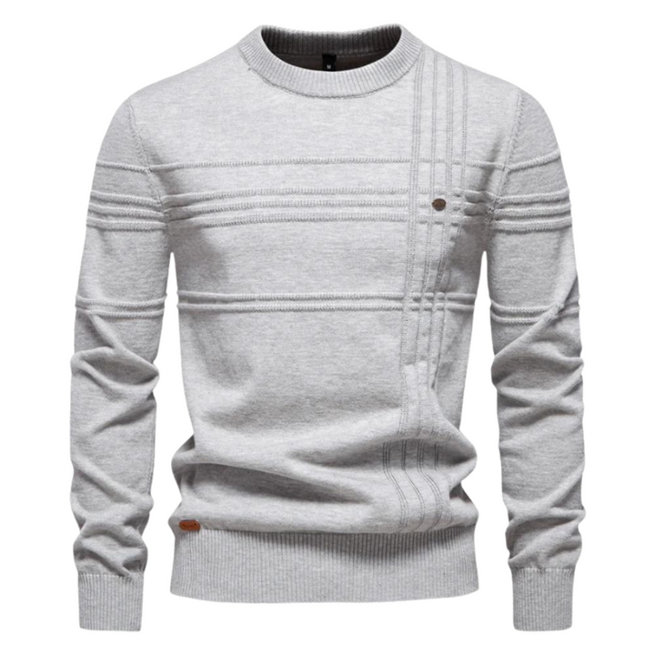 Beeck™ | Pull en coton pour homme avec design rayé