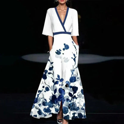 Jamie - Robe Élégante avec Motif de Fleurs