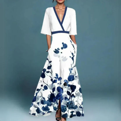 Jamie - Robe Élégante avec Motif de Fleurs