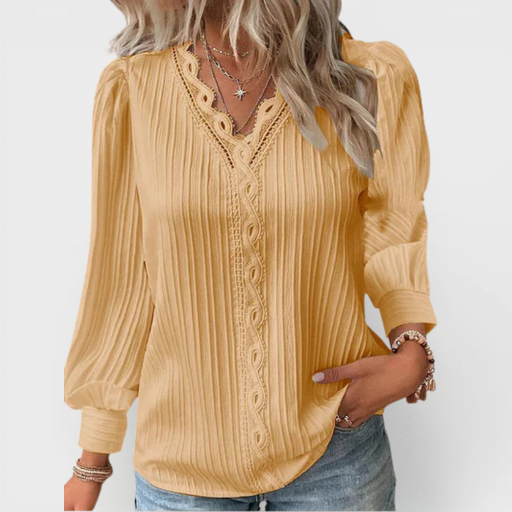 Andrea | Blouse Pullover Élégante