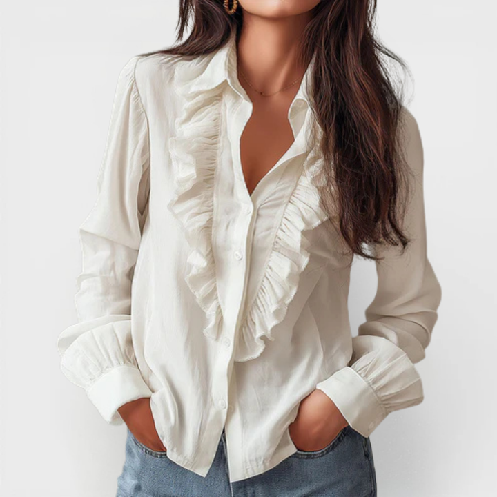 Anna | Blouse Récupérée Réversible Simple