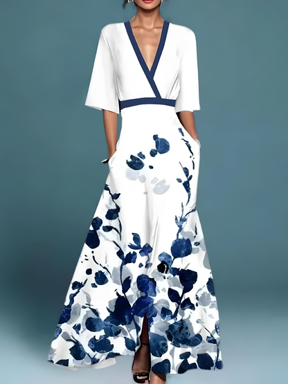 Helena | Robe Fleurie Élégante