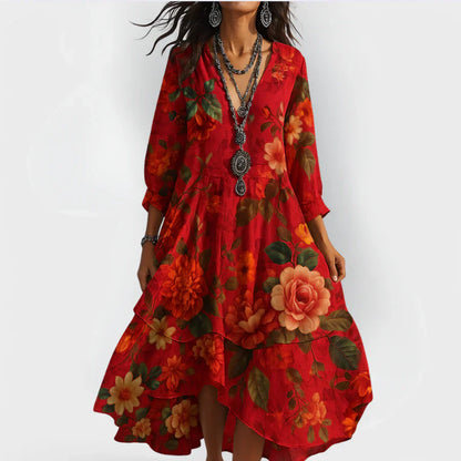 Soraya™ – Robe Boho Fraîche avec une Coupe Flatteuse
