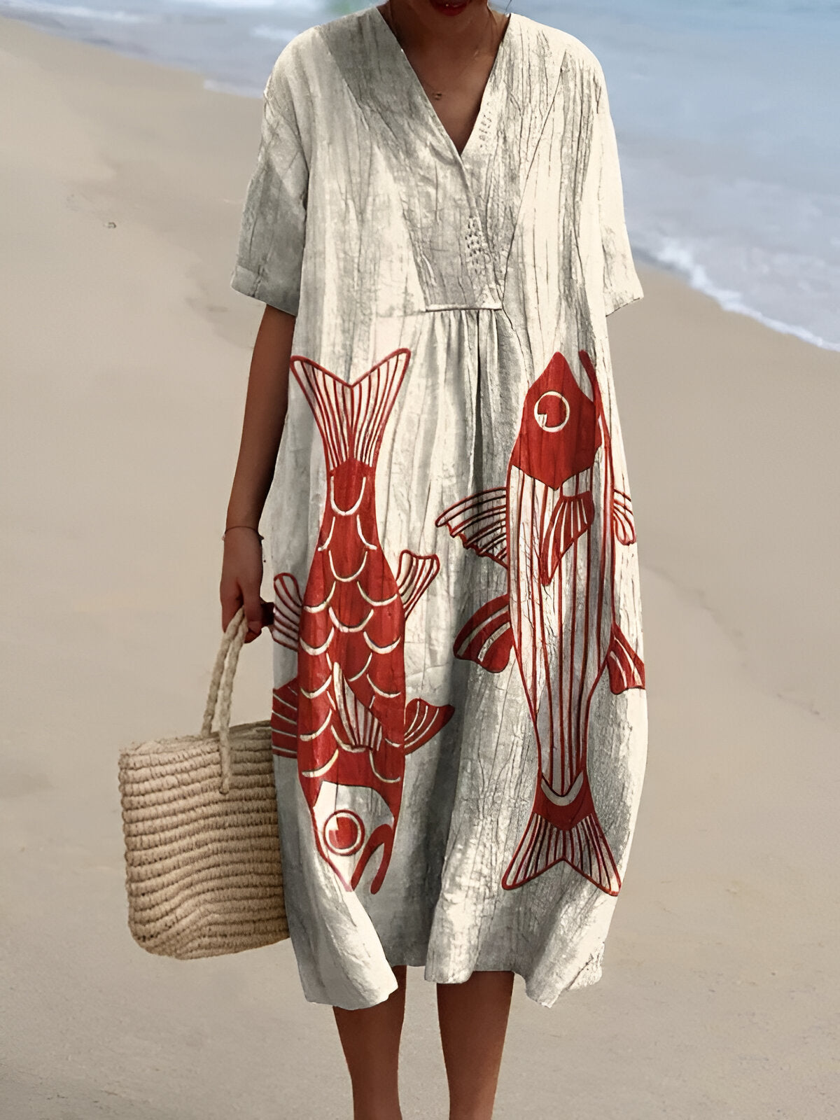 Filia™ | Robe Imprimée Brise d'Été