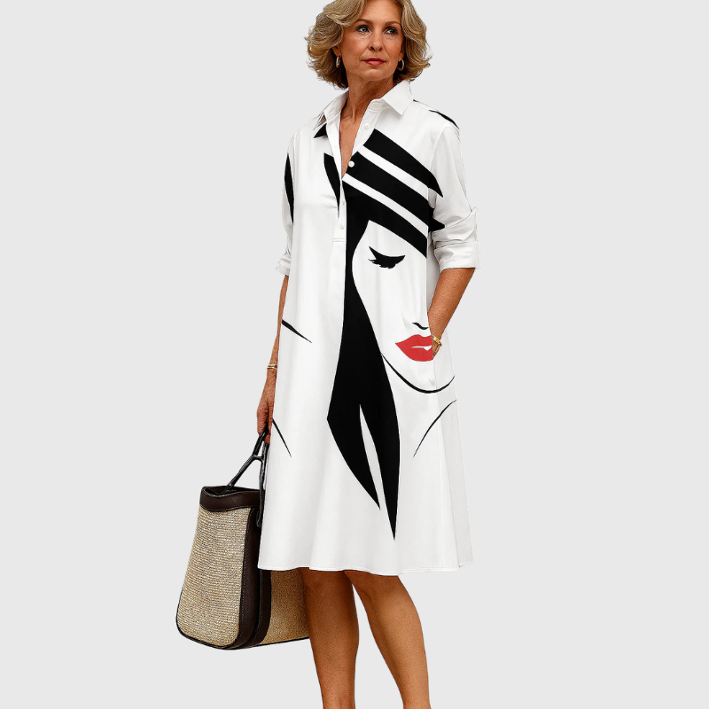 Abby | Robe Mini Douce et Fluide