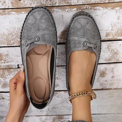 Gaia - Ballerines en Cuir Doux