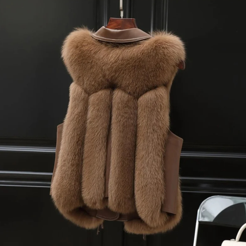 NEREIDA – GILET EN FAUX FUR EMPRESS