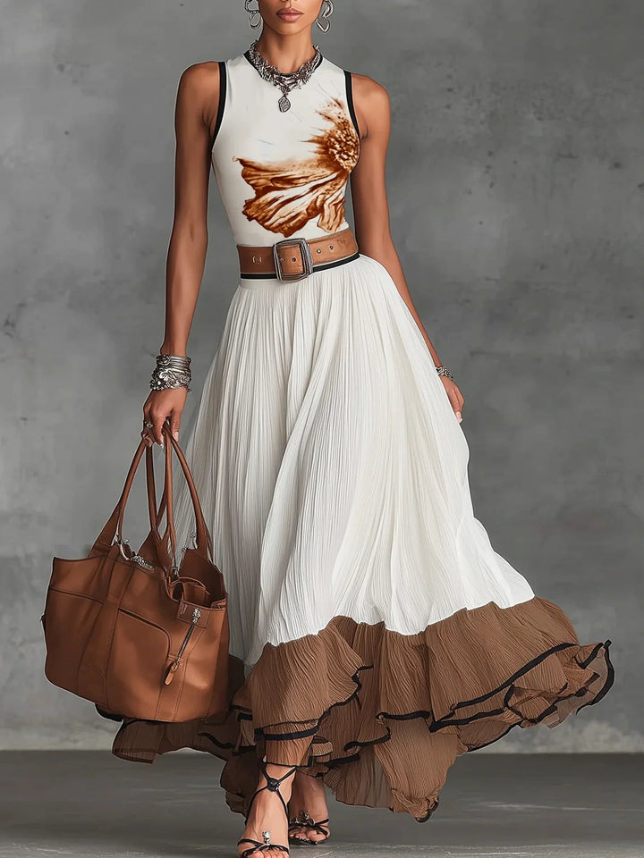 Celeste | Ensemble Jupe Chiffon
