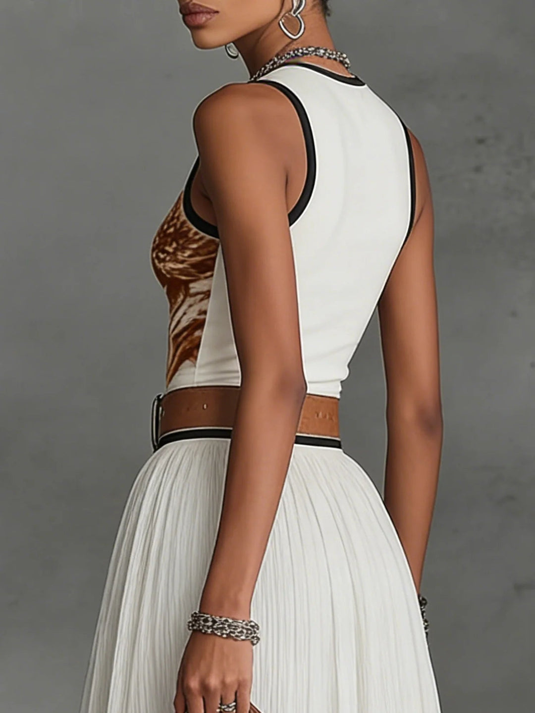 Celeste | Ensemble Jupe Chiffon