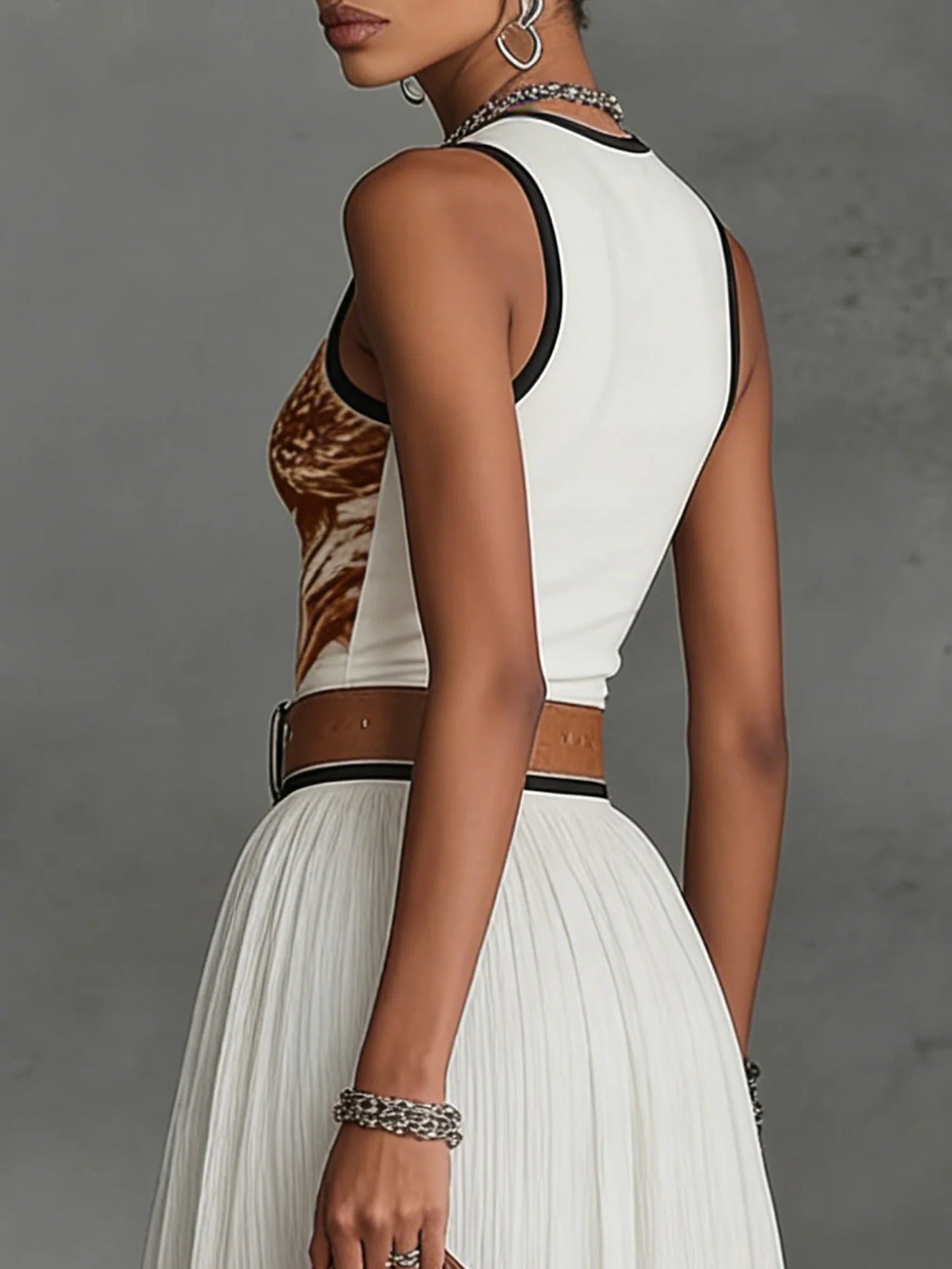 Celeste | Ensemble Jupe Chiffon