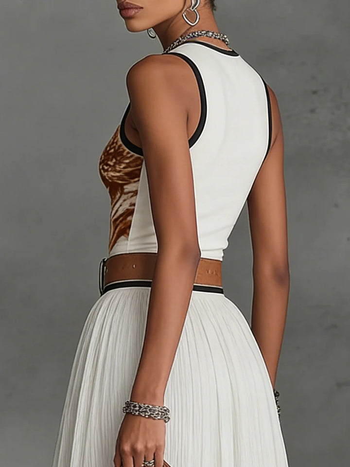 Celeste | Ensemble Jupe Chiffon