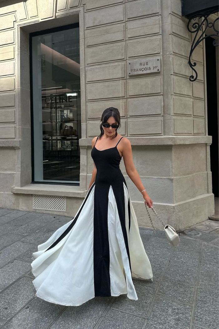 Eliana | Robe Maxi avec Panneaux