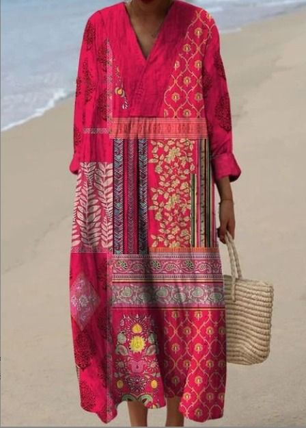 Adeline™ | Robe Imprimée Brise d'Été