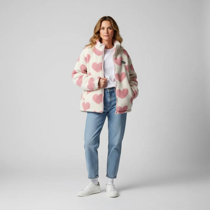 AlpenNord™ | Veste réversible avec des cœurs