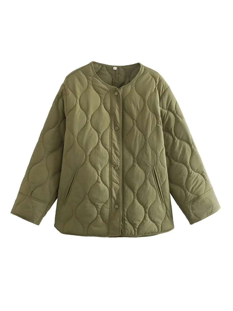 CAROLA | Veste d'Hiver Décontractée et Ample pour Femmes