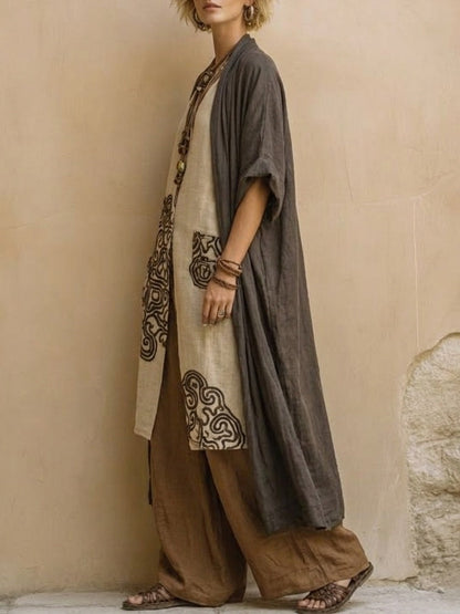 Zara | Ensemble de trois pièces à motif tribal