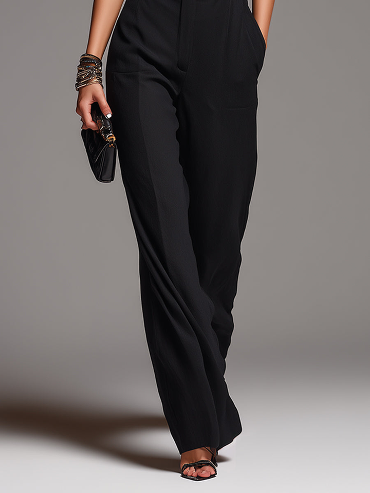 Celeste | Ensemble Blouse en Chiffon et Pantalon Large