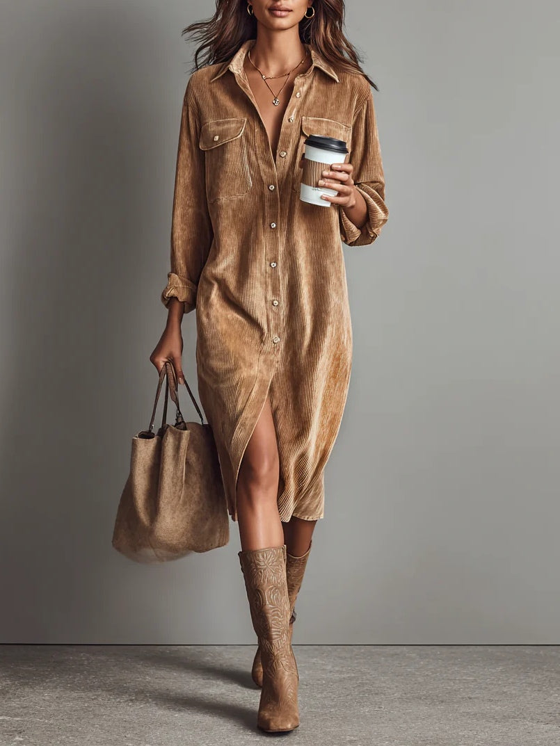Aurovia - Robe Évasée Chic
