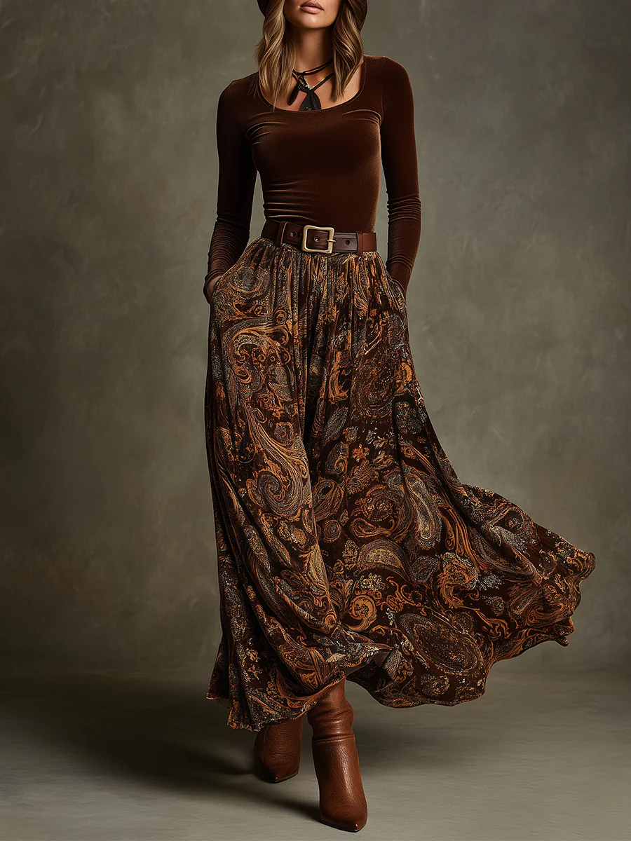 Candelaria | Ensemble vintage et jupe maxi