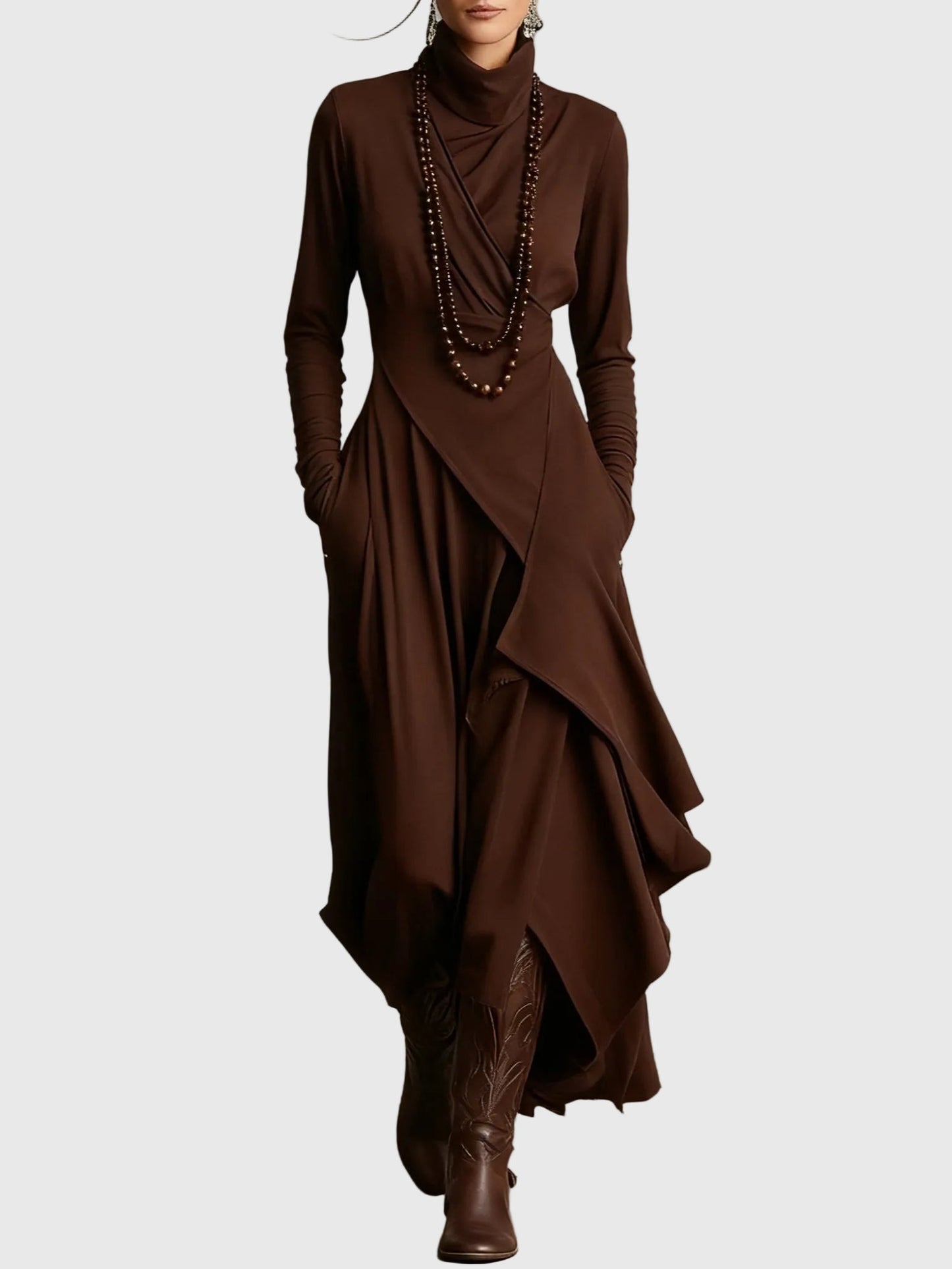 Violet | Robe Maxi Plissée