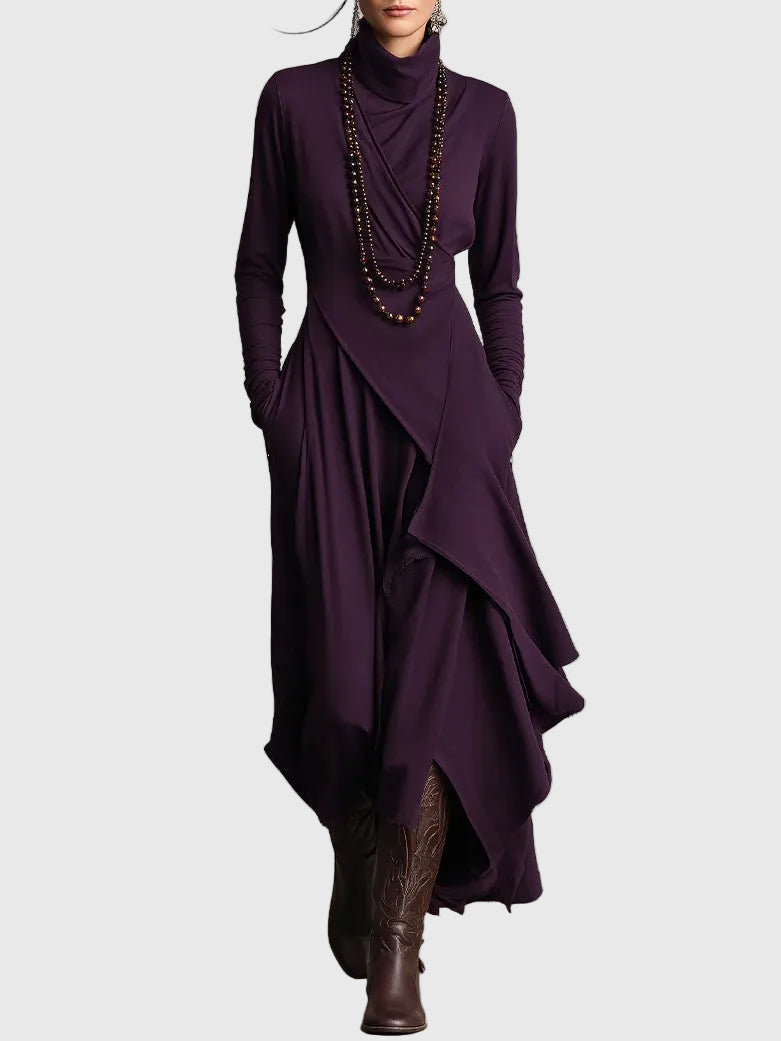 Violet | Robe Maxi Plissée