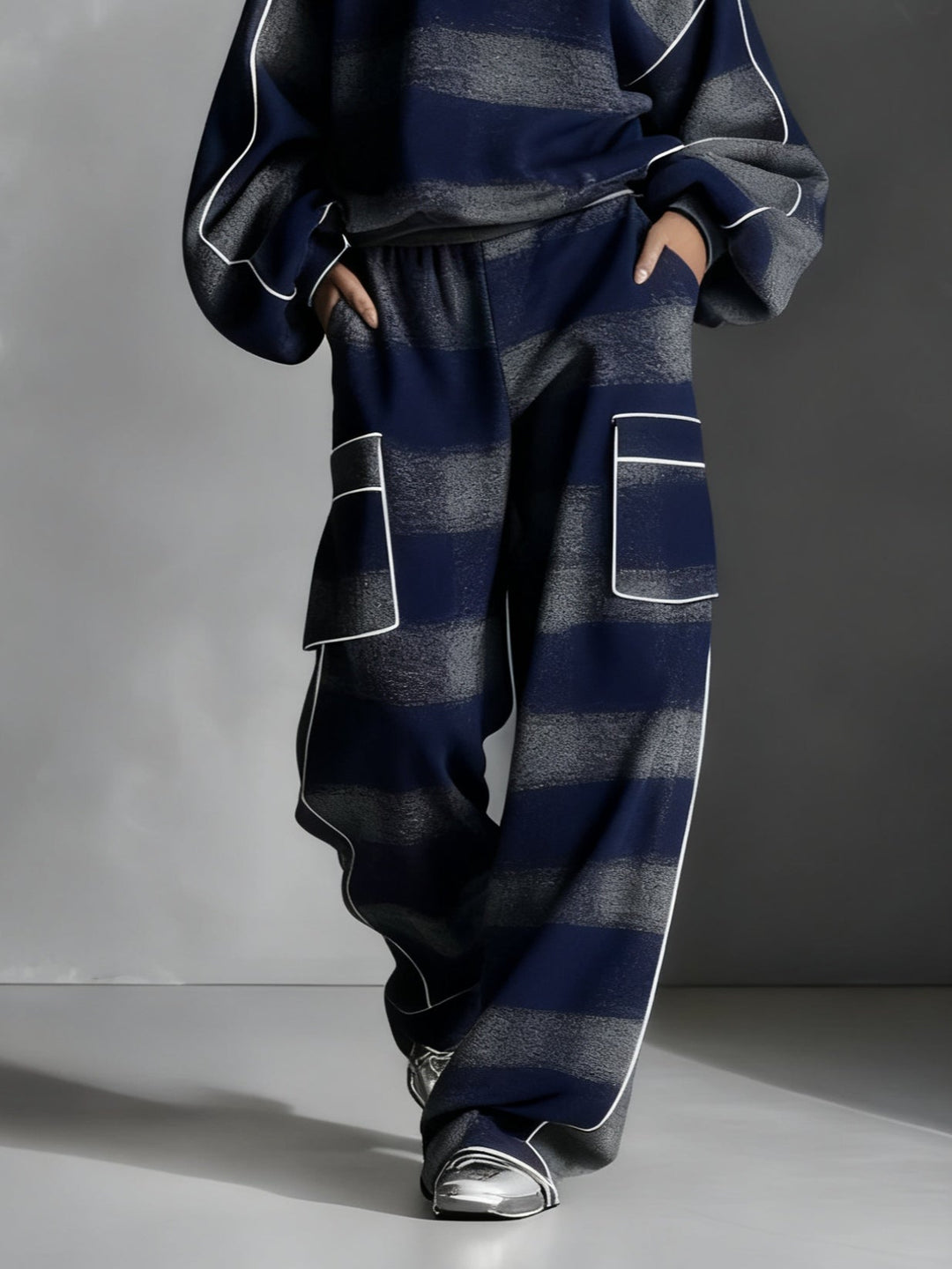 Avery | Ensemble Sweatshirt et Pantalon à Carreaux
