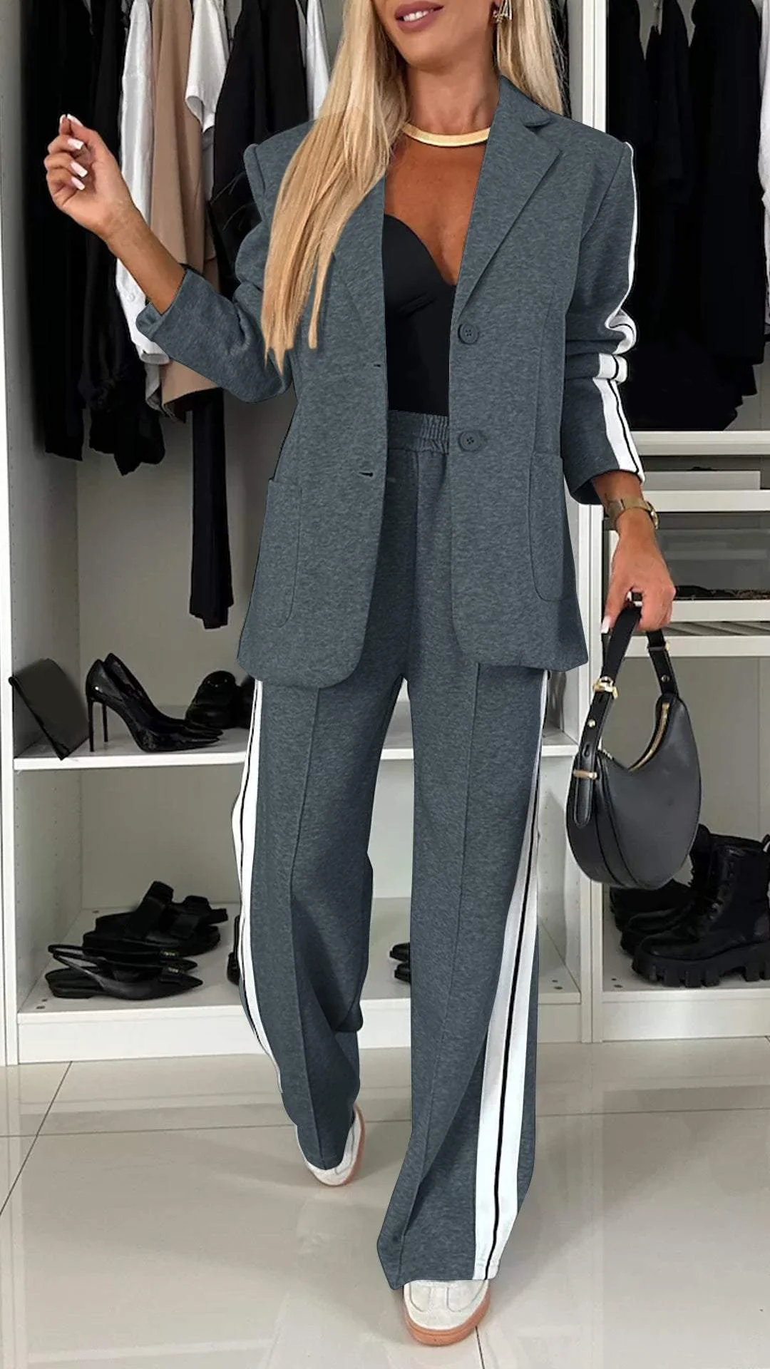 BRIELLE – ENSEMBLE BLAZER & JOGGING SPORT LUXE