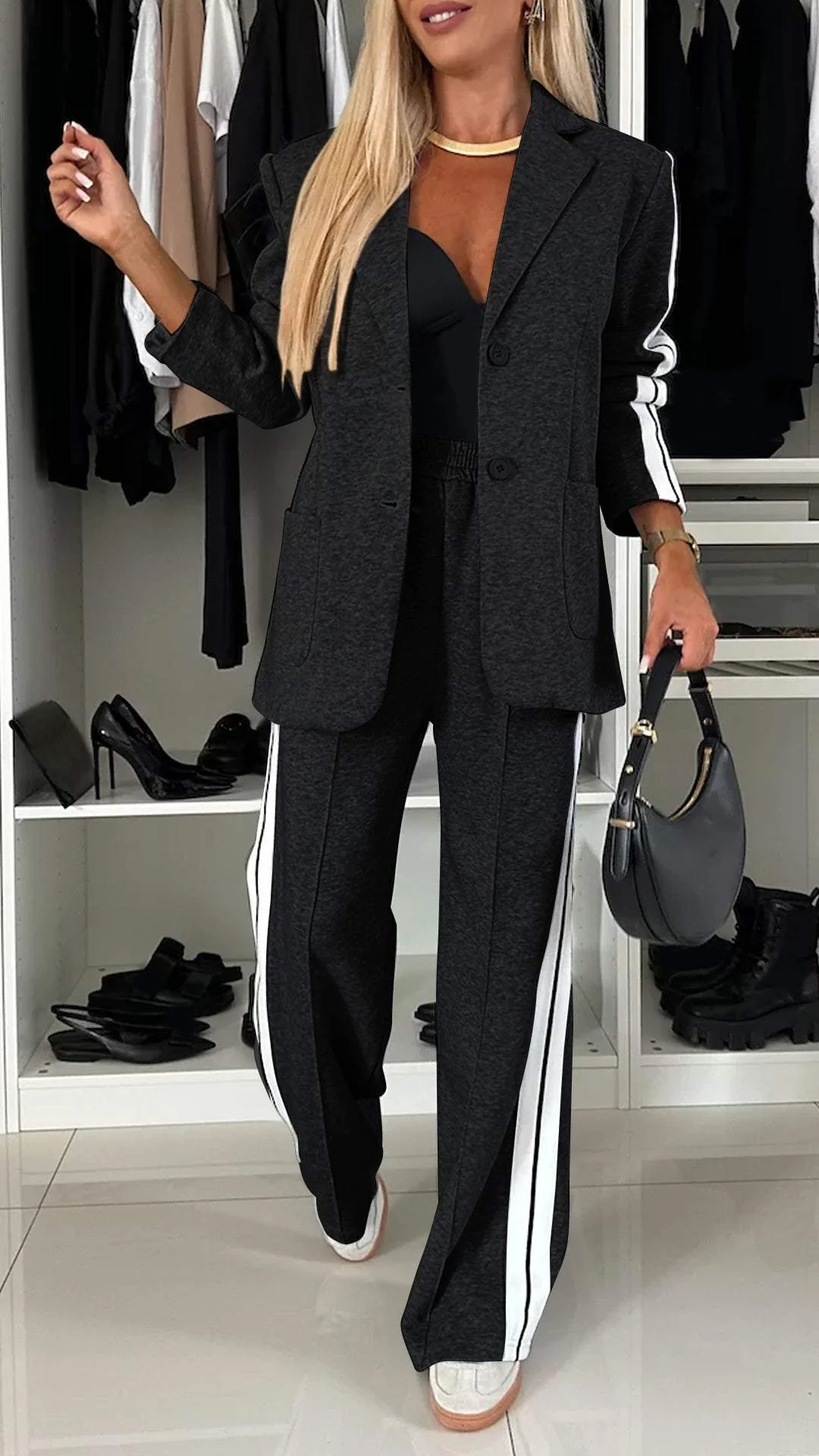 BRIELLE – ENSEMBLE BLAZER & JOGGING SPORT LUXE