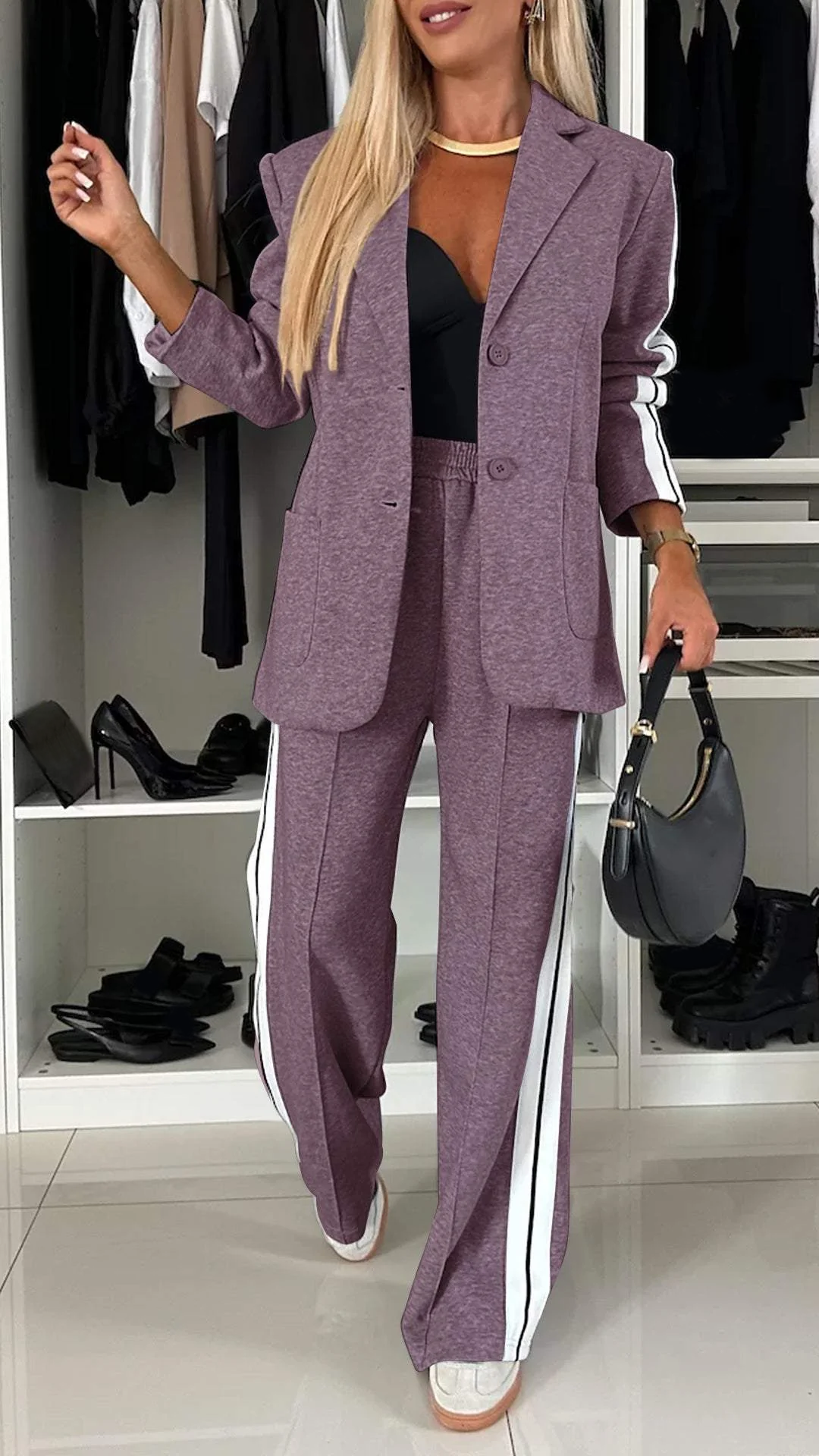 BRIELLE – ENSEMBLE BLAZER & JOGGING SPORT LUXE