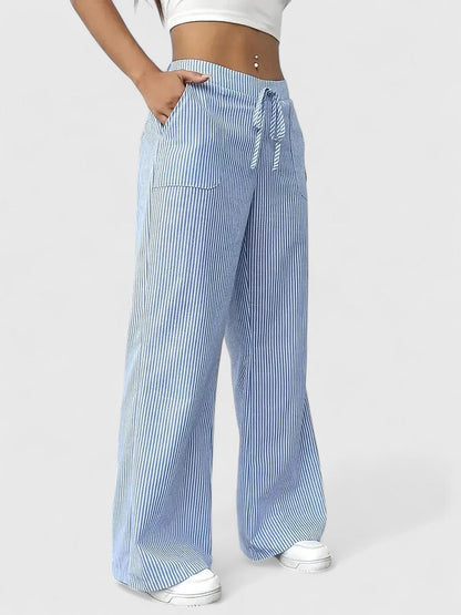 SIERRA – PANTALONS DE LOUNGE À RAYURES