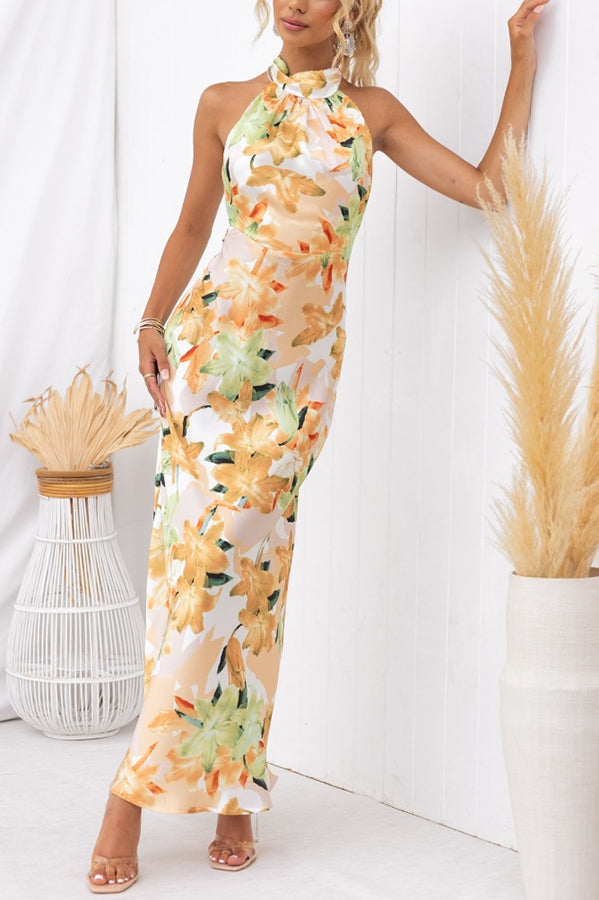 Cassidy | Robe Maxi Florale Élégante
