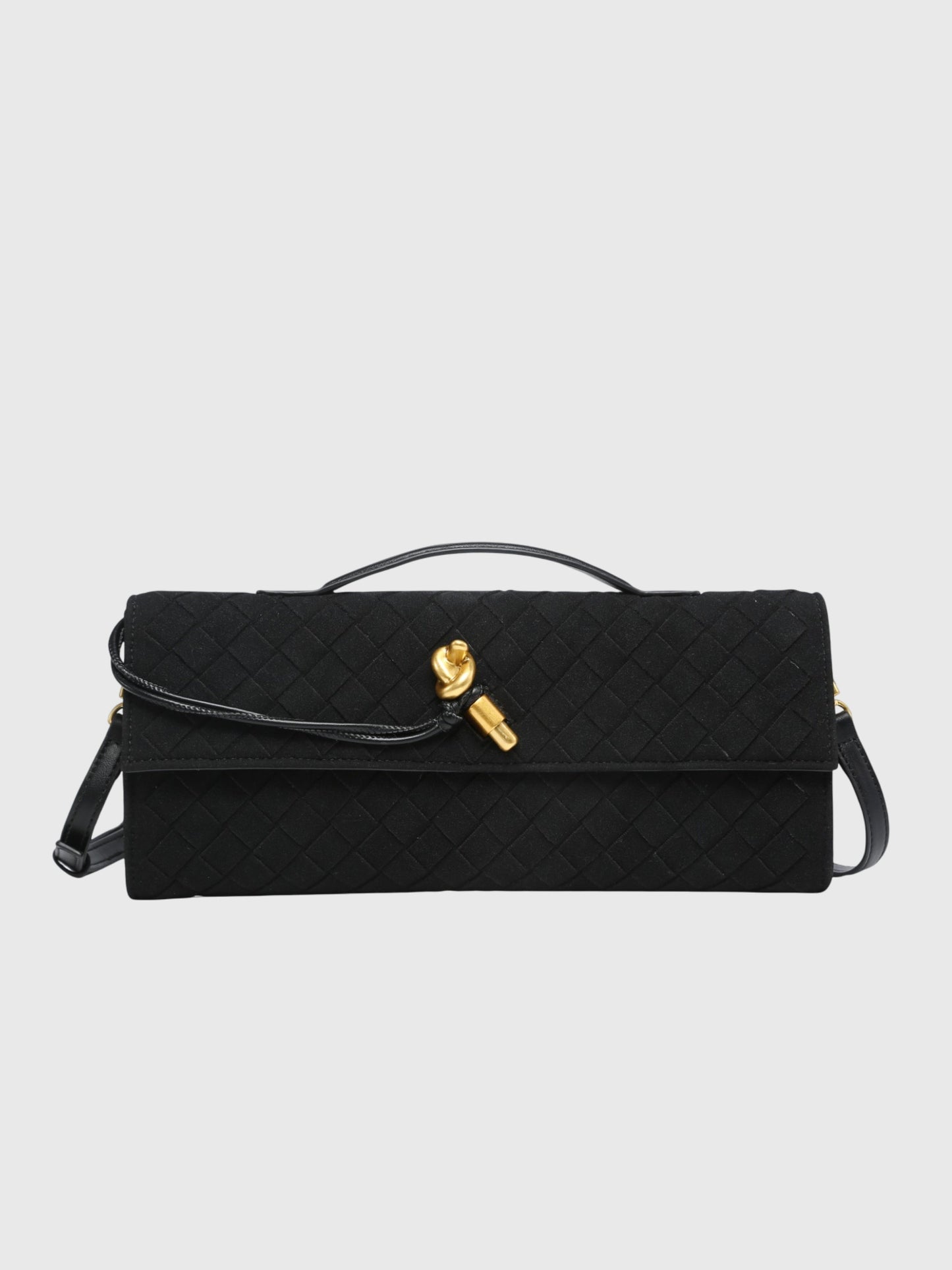 Cerise | Pochette en Suède Intrecciato de Luxe