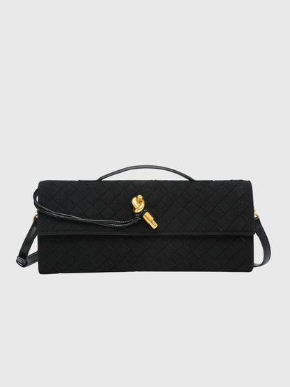 Cerise | Pochette en Suède Intrecciato de Luxe