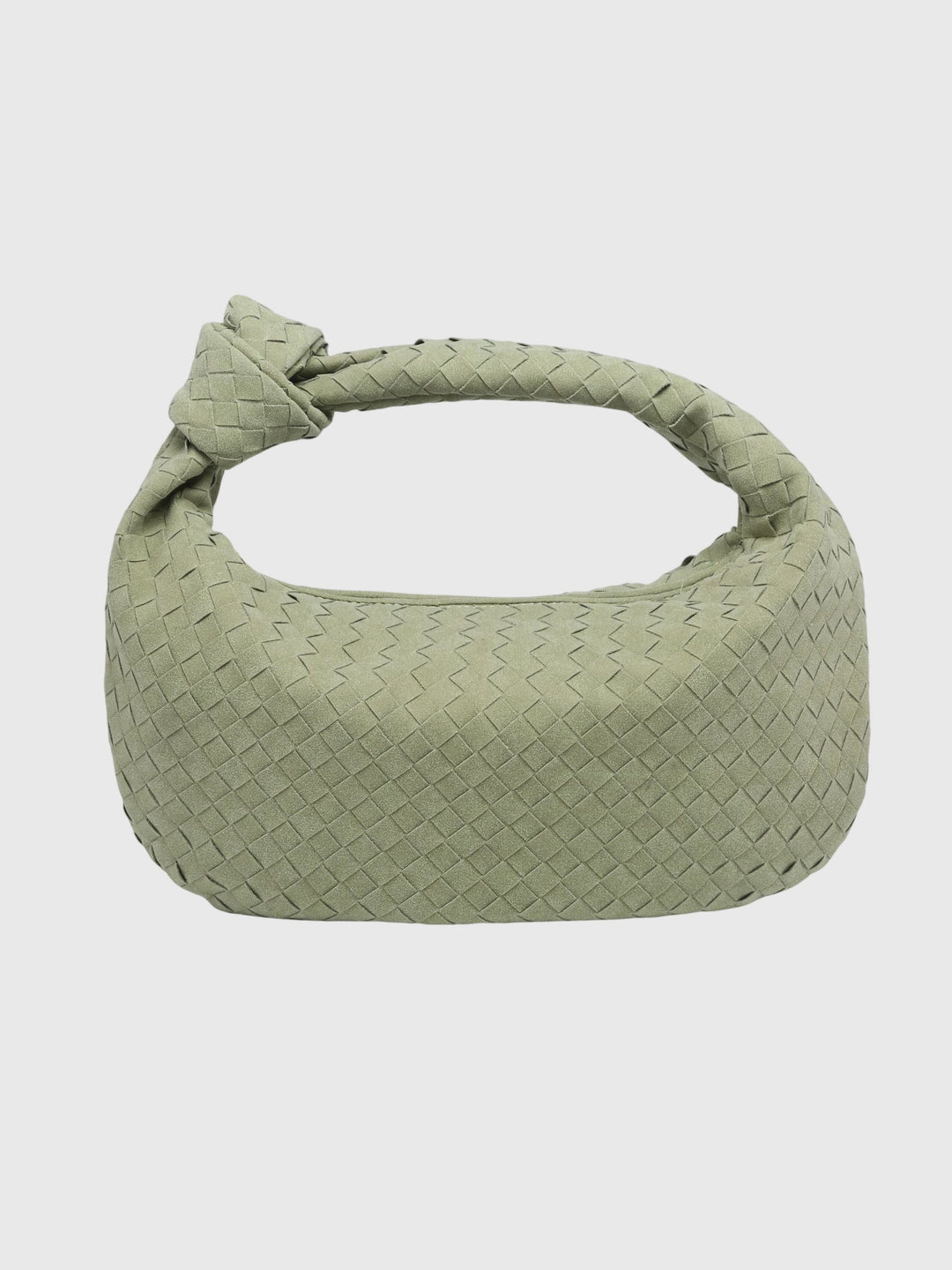 Celeste | Sac Medium Suédé Tressé avec Nœud