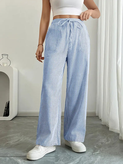 KARINA - PANTALONS RAYÉS ÉLÉGANTS
