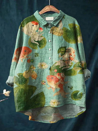 Ruthie™ - T-shirt Art Poisson