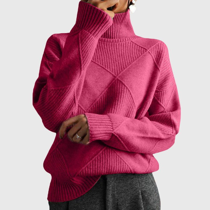 Angela™ - Pull Col Montant