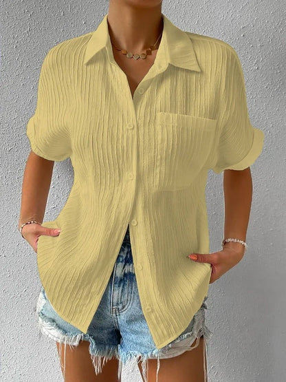BLOUSE CLASSIQUE À COL ZAHINA