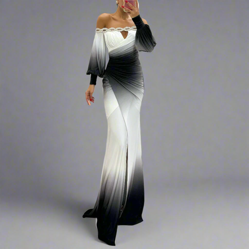 Susanne | Robe de Soirée Chic avec Fente Latérale