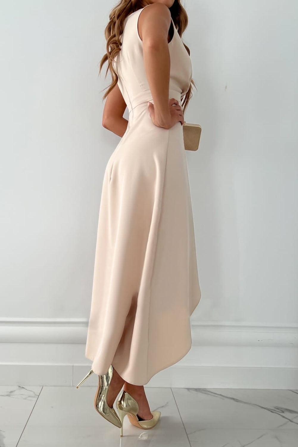 Sophie - Robe Midi Élégante avec Décolleté en V