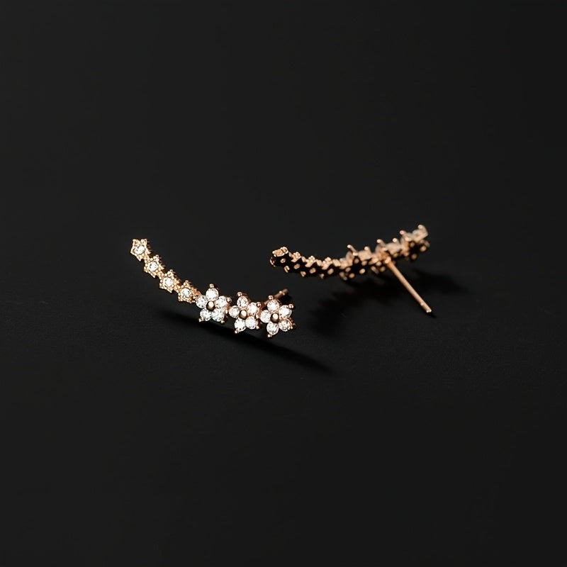Boucles d'oreilles florales intemporelles