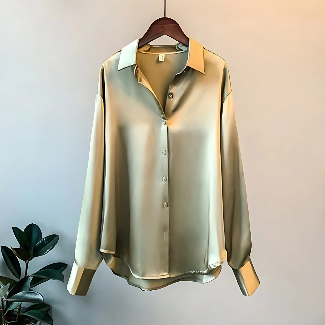 Celina – Blouse Classique à Boutons